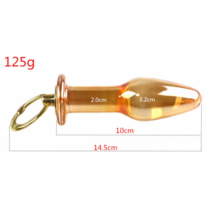 Tapón Anal de Vidrio, Dilatador Anal con Cuello Largo y Vibrador de Próstata, Varita de Placer, Dildo, Juguete Sexual para Hombres y <span class=keywords><strong>Mujeres</strong></span> - Product Image 3