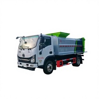 Le camion à ordures compacteur Dongfeng 4x2 entièrement fonctionnel peut être utilisé pour le transfert des déchets d'hôtel