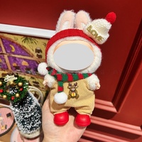 Fournisseur chinois en gros de vêtements pour poupées mignonnes de 17 cm, vêtements de Noël pour poupées, adaptés aux tenues de poupées Labubu