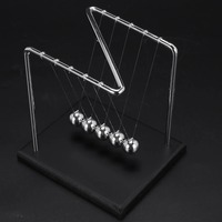 Newton Berceau Physique Pendule Science Z-Type Bois Berceau de Newton Art en Mouvement Balance Balle Vague Bureau Ornement Jouet Éducatif