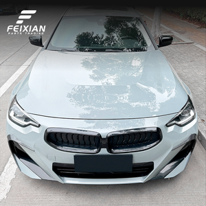 BMW 2 Serisi Coupe G42 M Sport 2022+ için Karbon Fiber Dokulu Ön Hava Menfezi Bıçak Çıkartması Tuning FEIXIAN - Product Image 5