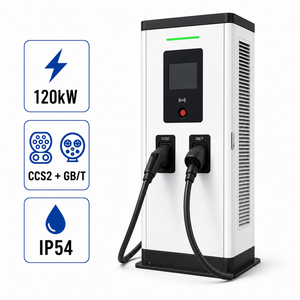 เครื่องชาร์จรถยนต์ไฟฟ้าแบบเร็วพิเศษ 600A รุ่นใหม่ NACS CCS2 หัวชาร์จคู่ ODM สถานีชาร์จเชิงพาณิชย์ กำลังไฟเกิน 100kW-120kW สีขาว - Product Image 4