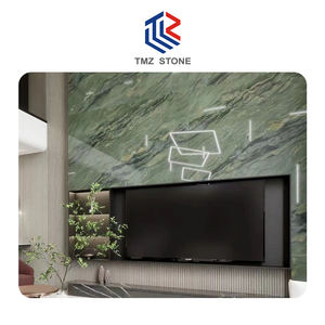 TMZ OEM/ODM Brasil verde seda mármol losa tamaño personalizado para encimeras de cocina fábrica directa Marmore canicas pulido gran losa - Product Image 1