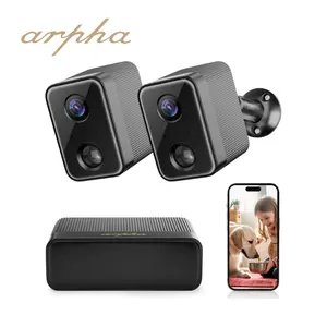 كاميرا Arpha Mini IP66 مقاومة للماء باستخدام التطبيق عن بعد منخفضة الطاقة بطارية كاميرا داخلية سحابة دعم كاميرا داخلية H.264