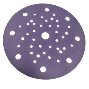 パープルアルミオキシド115mm/4.5 "& 125mm/5" サンディングディスクフックループペット支持金属/木材研磨OEM用すべてのグリッツ - Product Image 4