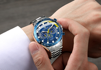 Montre automatique squelette mécanique en stock local aux États-Unis - MOQ 1 pièce, expédition rapide des États-Unis vers les États-Unis
