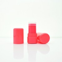 Tubes vides pour mascara cosmétique de style asiatique du Sud-Est, double usage lèvres et joues, en plastique ABS, impression sérigraphique, 5 ml, logo personnalisé, diamètre 29 mm