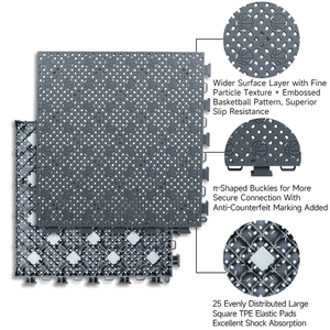 กระเบื้องปูพื้นสนามบาสเก็ตบอล OBANA ทำจากโพลีโพรพิลีน ทนทาน ต่อกันได้ ซึมซับแรงกระแทกสูง เหมาะสำหรับใช้งานกลางแจ้ง - Product Image 3