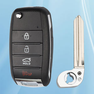 Coque de clé de remplacement pour voiture <span class=keywords><strong>SUV</strong></span> noire d'usine SD 3+1 boutons pour <span class=keywords><strong>Hundai</strong></span> Kia, télécommande de voiture, étui pour clé - Product Image 3