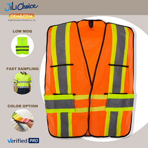 J & L 2025 OEMパーソナライズされた安全ベスト機器防水レインコート保護ベストジャケット反射レインコート安全服 - Product Image 5