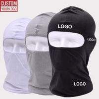 Pasamontañas de Poliéster con Logotipo Personalizado, Multicolor, Cortavientos, para Motocicleta, Ciclismo, Táctico, Esquí