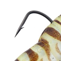 Nouveaux leurres à crevettes souples à tête plombée multi-sections de 120mm 17g avec hameçon VMC leurre de pêche à la crevette