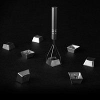 Custom CNC Machined Zinc Alloy Metal Keycaps for Mechanical Keyboard Classical Style