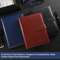 Carnet à feuilles mobiles détachable pour affaires transfrontalières, vente en gros, format A5, avec fermeture magnétique, couverture en PU, bloc-notes B5, carnet de notes de bureau, cadeau