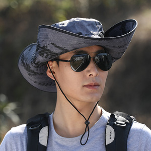 Sombrero de Pescador con Ala Ancha, Protección Solar UV, Transpirable, para Actividades al Aire Libre, Sombrero de Verano para Hombre Adulto - Product Image 4