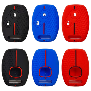 เค<span class=keywords><strong>ส</strong></span>กุญแจรถแบบซิลิโคน2ปุ่มปลอกหุ้มรีโมทสำหรับฮอนด้า CR-V ซีวิค Insight Fit SRV FRV chord 7 JAZZ Gr8 150 R - Product Image 5