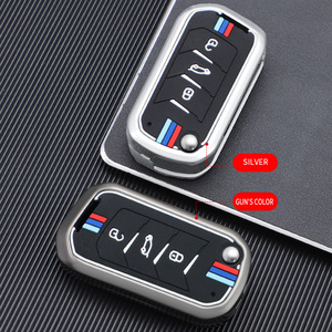 Funda Protectora para Llaves de Coche de Aleación de Zinc y Gel de Sílice para Mahindra Alturas G4 Atom Bolero EV Treo Funster, Llavero, Bolsa para Llaves - Product Image 6