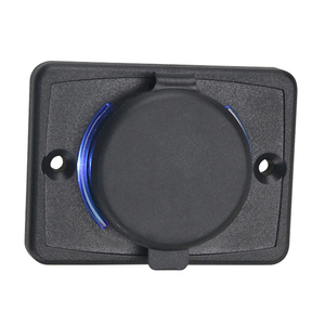 Cargador de Puerto <span class=keywords><strong>USB</strong></span> para coche QC3.0 + PD de 12-24V, adaptador de enchufe de cargador de coche con luz LED, Panel de cargador de coche impermeable para coche, barco marino RV - Product Image 3