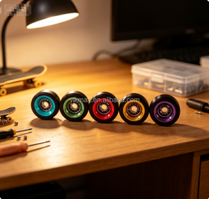 ล้อฟิงเกอร์บอร์ด CNC พร้อมลูกปืน ABEC-7 ประสิทธิภาพสูง วัสดุ POM อะไหล่เปลี่ยนสำหรับมินิฟิงเกอร์สเก็ตบอร์ด ชุด 2 ชิ้น รับน้ำหนักได้ 150 กก. - Product Image 2