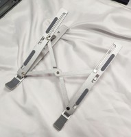 Support d'ordinateur portable réglable en hauteur de table portable, support vertical pour ordinateur portable, support de refroidissement en alliage d'aluminium pour ordinateur portable