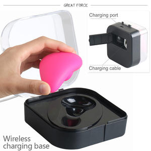 GREAT FORCE carga inalámbrica masajeadores vibradores de silicona completos vibradores de clítoris de bala grande juguete sexual para mujer juguetes sexuales para adultos - Product Image 3