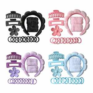 Éponge torsadée haute performance polyvalente pour coiffure, maquillage, lavage du visage et utilisation comme bracelet - Product Image 1