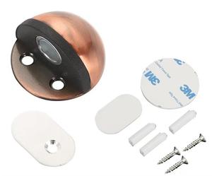 Adhésif moderne en acier inoxydable caoutchouc noir mat laiton cuivre or AB pare-chocs facile à installer magnétique intérieur <span class=keywords><strong>porte</strong></span> butée hôtels - Product Image 6
