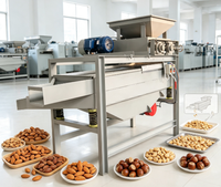 Machine à décortiquer les noisettes à opération simple et de taille moyenne, équipement de décorticage de noix de palme à haute efficacité