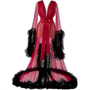 Robe <span class=keywords><strong>de</strong></span> maternité en maille fine pour séance photo, jupe longue, vêtements <span class=keywords><strong>de</strong></span> studio, tenue <span class=keywords><strong>de</strong></span> maternité sexy haut <span class=keywords><strong>de</strong></span> gamme pour défilé, chemise <span class=keywords><strong>de</strong></span> nuit - Product Image 4