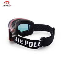 Masques de snowboard en gros avec ventilation push-out, large champ de vision, sangle réglable, lentille détachable et mécanisme à ressort