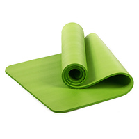Tapis de yoga en PVC NBR avec sangle de transport pour le yoga, le pilates et l'entraînement au sol à la maison et au gymnase