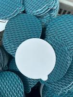 SHARPNESS losange tissu oxyde d'aluminium 5 ''/6'' PSA disque de papier abrasif collant pour le ponçage du bois/métal/plastique/cloisons sèches
