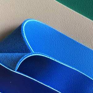 光滑无瑕 0.7毫米厚纳帕 PVC 合成皮革用于鞋 - Product Image 6
