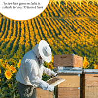 Neues Kunststoff-Königinnenabsperrgitter für Bienenstöcke, weiß/gelb, 3 Monate Garantie für italienische und chinesische Bienen zur Königinnentrennung