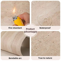 Revêtement mural extérieur en pierres imperméables et résistantes à l'humidité, carreaux flexibles, panneaux muraux en briques, placage de pierre flexible pour villa, hôtel