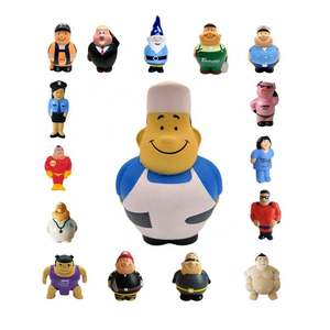 Pelota Antiestrés con Forma de Cerdo de Pie, Pelotas de Juguete Promocionales con Logotipo, Pelota Antiestrés de Cerdo de Pie para Regalos Navideños - Product Image 4