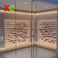 Panneau en plexiglas acrylique moulé de qualité alimentaire, adapté à la fabrication de panneaux de cave à vin, PMMA non toxique découpé au laser pour le stockage de vin à domicile