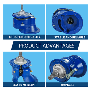 Riduttore a vite per trasportatore, ingranaggio a vite senza fine per impianto di betonaggio, compatibilità perfetta 114 323, trasportatori a vite adattabili <span class=keywords><strong>90</strong></span>-160 kW - Product Image 3