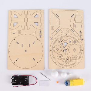 Modèle de système solaire, kit de montage rotatif, orbite de la Terre et de la Lune autour du Soleil, kit scientifique DIY pour l'éclipse, éclipse lunaire - Product Image 3
