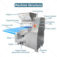 Machine à fabriquer des cupcakes automatique industrielle ORME, machine électrique à fabriquer des gâteaux sucrés, crème à garnir, muffins