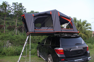 Tente de toit en aluminium pour 4 personnes, 2 pièces, grand espace, <span class=keywords><strong>Camping</strong></span>, voiture, coque dure, <span class=keywords><strong>2023</strong></span> - Product Image 4