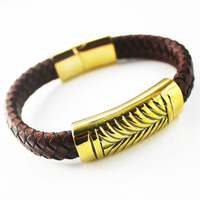 Gelang Pria Retro Desain Baru BMZ 2026 Anyaman, Cocok untuk Hadiah