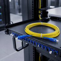 Cordon de brassage fibre optique simple mode simplex 0,9 mm 2,0 mm 3,0 mm pour FTTH, centre de données, télécommunications, ODF, CATV