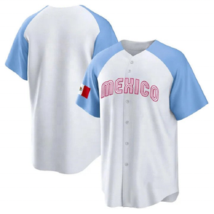 Custom Mexico Sportswear Full Sublimation Double Knit Polyester Breathable Anti-Bacterial Quick Dry Unisex Baseball Softball - Product Image 3