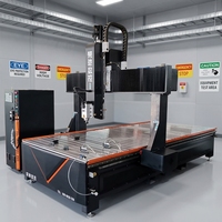 Router CNC Rongchi de Alta Velocidad de 4 Ejes con Mesa de Trabajo Grande para Moldes de Fundición por Espuma Perdida, Modelo Personalizable
