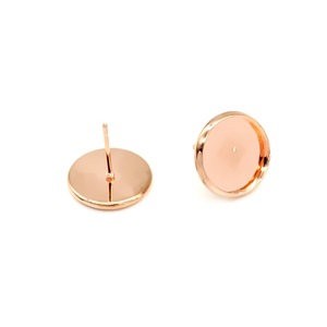Stainless Steel Earring <b>Posts</b> <b>Round</b> Discs Gold Silver Rose Gold Gunmetal DIY Jewelry Findings Components - Product Image 5
