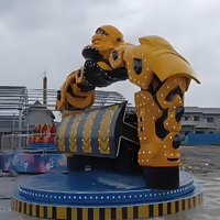 Manège Robocop de haute qualité en fibre de verre pour intérieur et extérieur, idéal pour les parcs d'attractions, les sites touristiques et les centres commerciaux