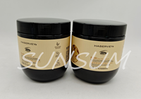 Emballage de soins de la peau cosmétique en plastique à large bouche crème givrée masque capillaire pot 30% 50% 100% PCR
