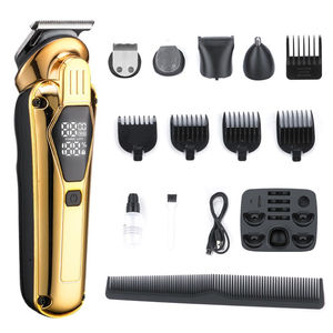 Tondeuse à cheveux électrique multifonctionnelle 5 en 1, tondeuse à <span class=keywords><strong>barbe</strong></span>, rasoir, machine à raser pour hommes, tondeuse à poils du nez, du corps et du visage - Product Image 1