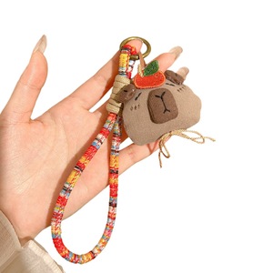 Tissu en coton fait main pendentif poupée accessoires <span class=keywords><strong>de</strong></span> mode sac porte-clés boucle <span class=keywords><strong>de</strong></span> sécurité mignonne fabriquée en Chine - Product Image 5